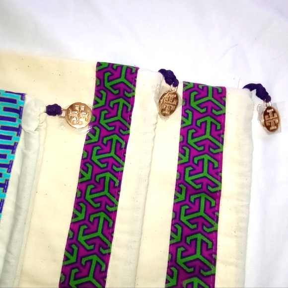 Tory Burch Drawstring DUST BAGS for Shoes & Handbags Logo Charm(3) - Picture 5 of 16
